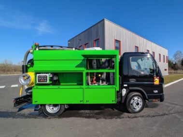 Autospurgo Mini-Combinata BARAKUDA 75 - 3.800 litri su MITSUBISHI Fuso Canter 7C18