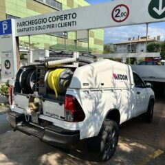 Autospurgo Mini-Combinata PIRANHA - 1.200 litri su TOYOTA Hilux 4x4 Cabina Singola 2.4D 150 CV